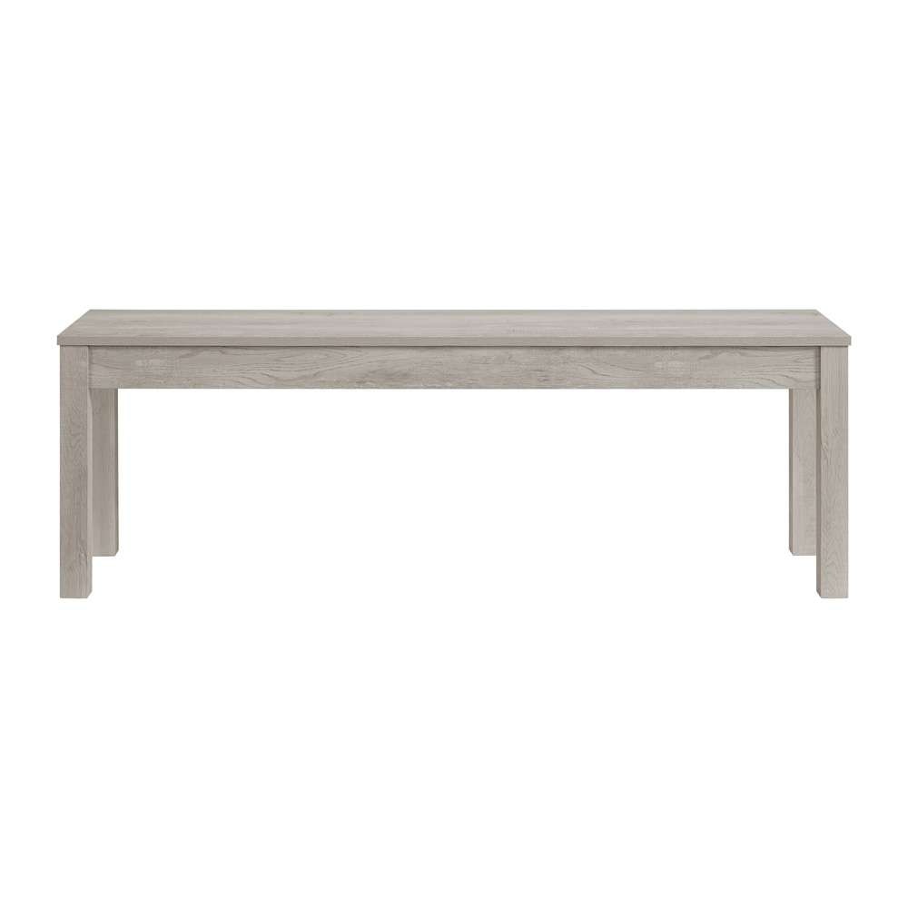 Picket House Furnishings - Holmes Dining Bench in White - D-6460-3-BN veiw 3