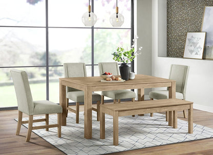 Picket House Furnishings -  Holmes Dining Side Chair with Heirloom Fabric in Brown Set of 2 - D-6460-5-SC view 5