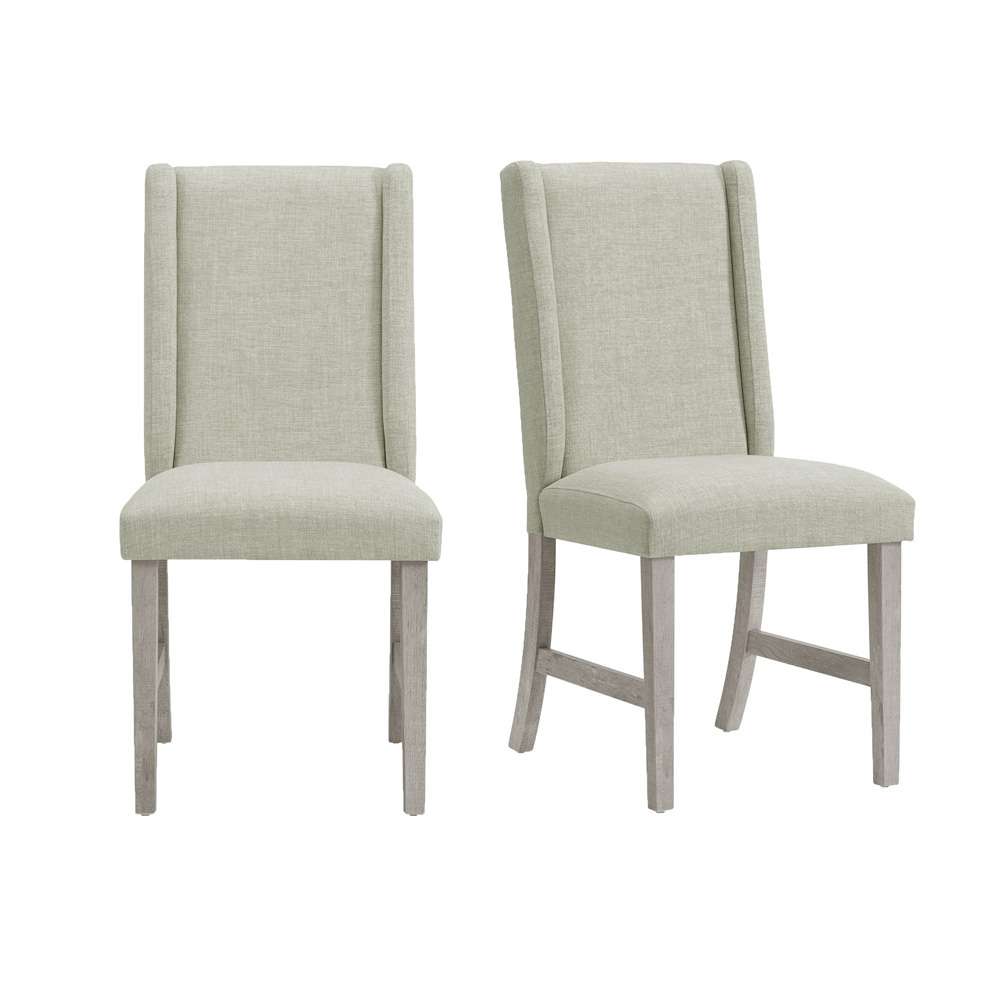 Picket House Furnishings - Holmes Dining Side Chair with Heirloom Fabric in White (Set of 2) - D-6460-3-SC veiw 1