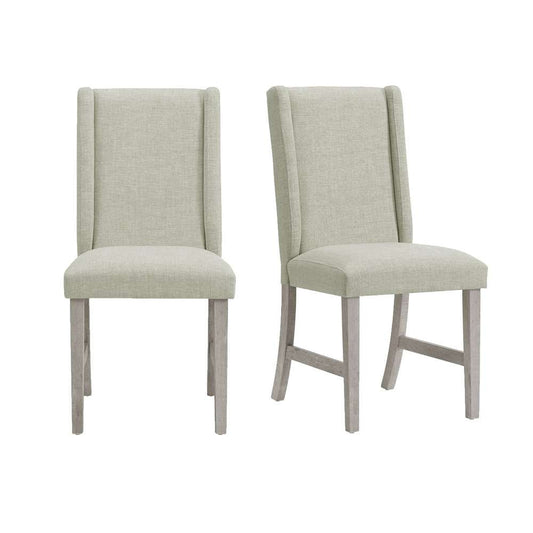 Picket House Furnishings - Holmes Dining Side Chair with Heirloom Fabric in White (Set of 2) - D-6460-3-SC veiw 1