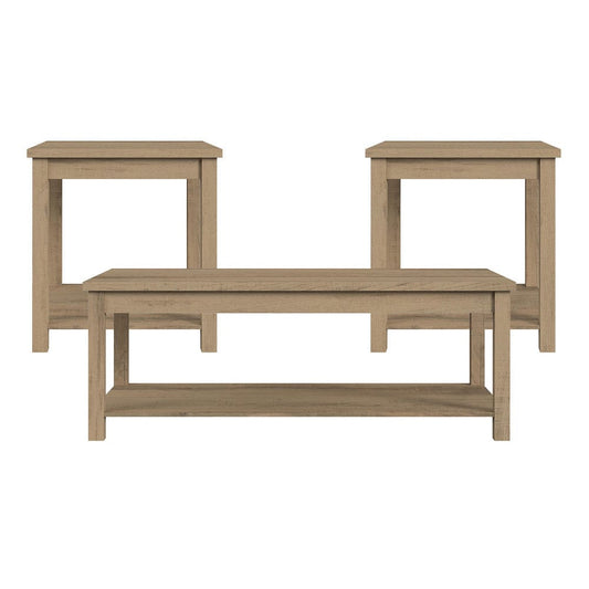 Picket House Furnishings -  Holmes Three Pack Occasional Set in Brown - T-6460-5-OT view 1