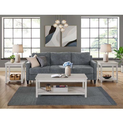 Picket House Furnishings - Holmes Three Pack Occasional Set in White - T-6460-3-OT veiw 2