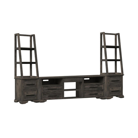 Picket House Furnishings - Hyde 3PC Entertainment Unit With 82'' TV Console in Charcoal - LA-13130-5-TV3-3PC view 1