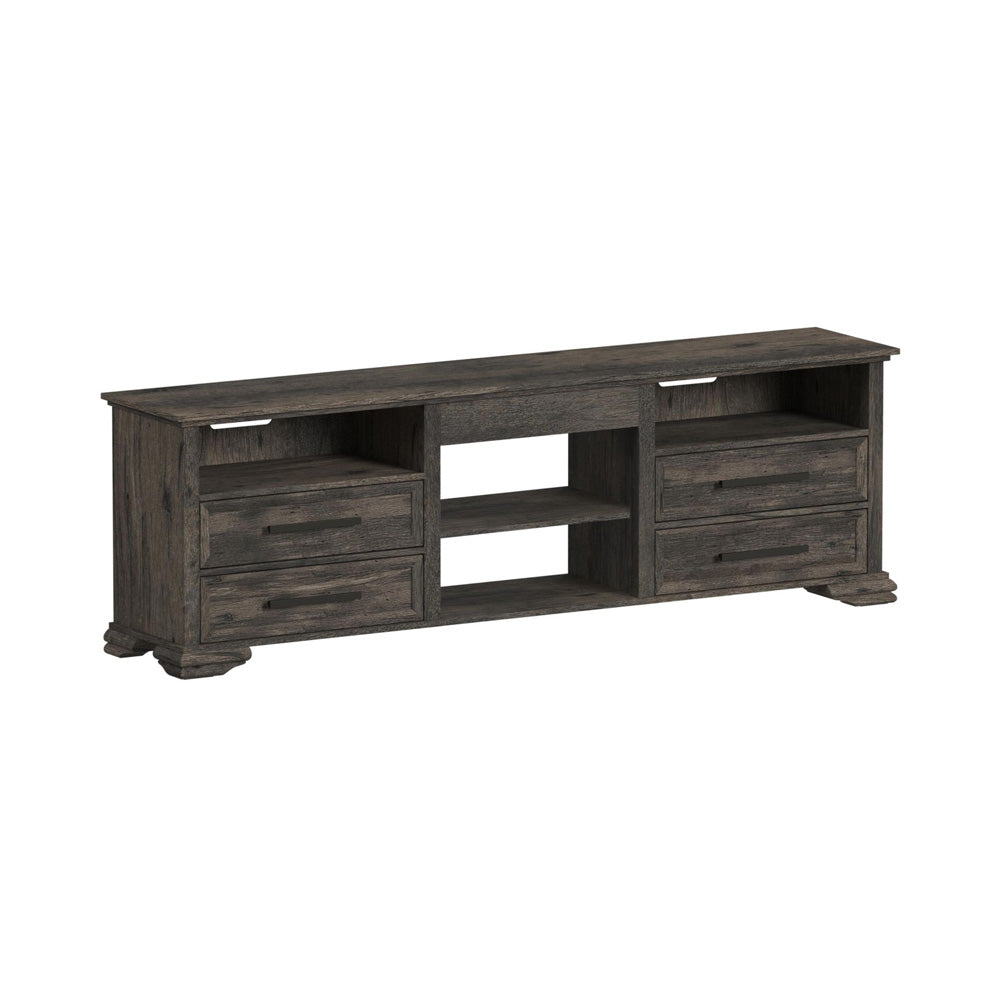 Picket House Furnishings - Hyde 3PC Entertainment Unit With 82'' TV Console in Charcoal - LA-13130-5-TV3-3PC view 2