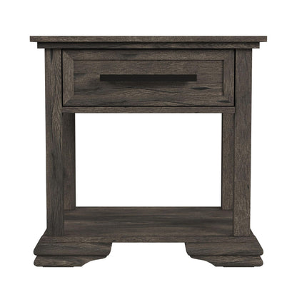 Picket House Furnishings - Hyde End Table in Charcoal - T-13130-5-ET view 2