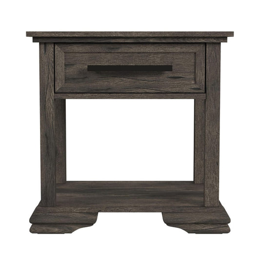 Picket House Furnishings - Hyde End Table in Charcoal - T-13130-5-ET view 2