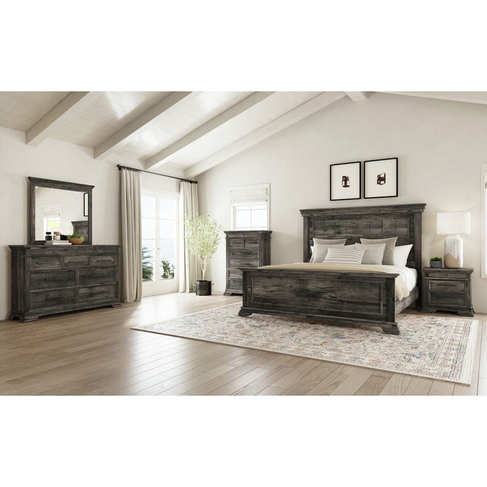 Picket House Furnishings - Hyde Full Panel Bed in Charcoal - B-13130-8-FB view 3