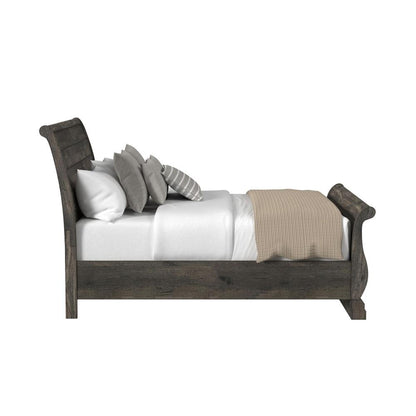 Picket House Furnishings - Hyde Full Sleigh Storage Bed in Charcoal - B-13130-8-FSLB veiw 3