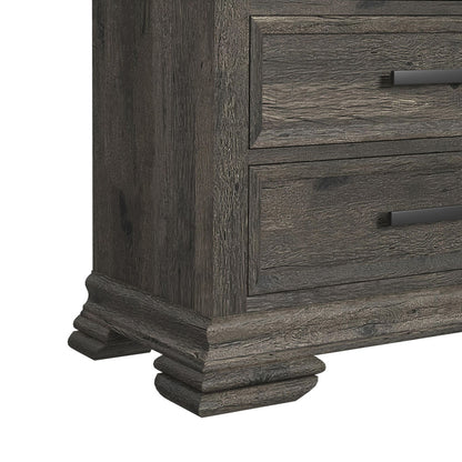Picket House Furnishings - Hyde King 5PC Bedroom Set in Charcoal - B-13130-8-KB-NSDRC view 8