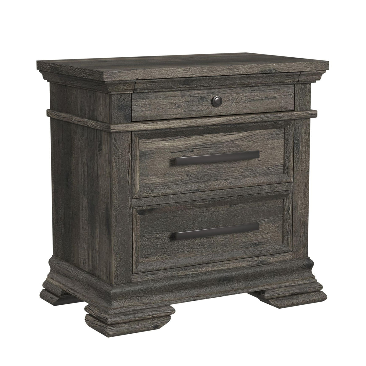 Picket House Furnishings - Hyde Queen 5PC Bedroom Set in Charcoal - B-13130-8-QB-NSDRC view 2