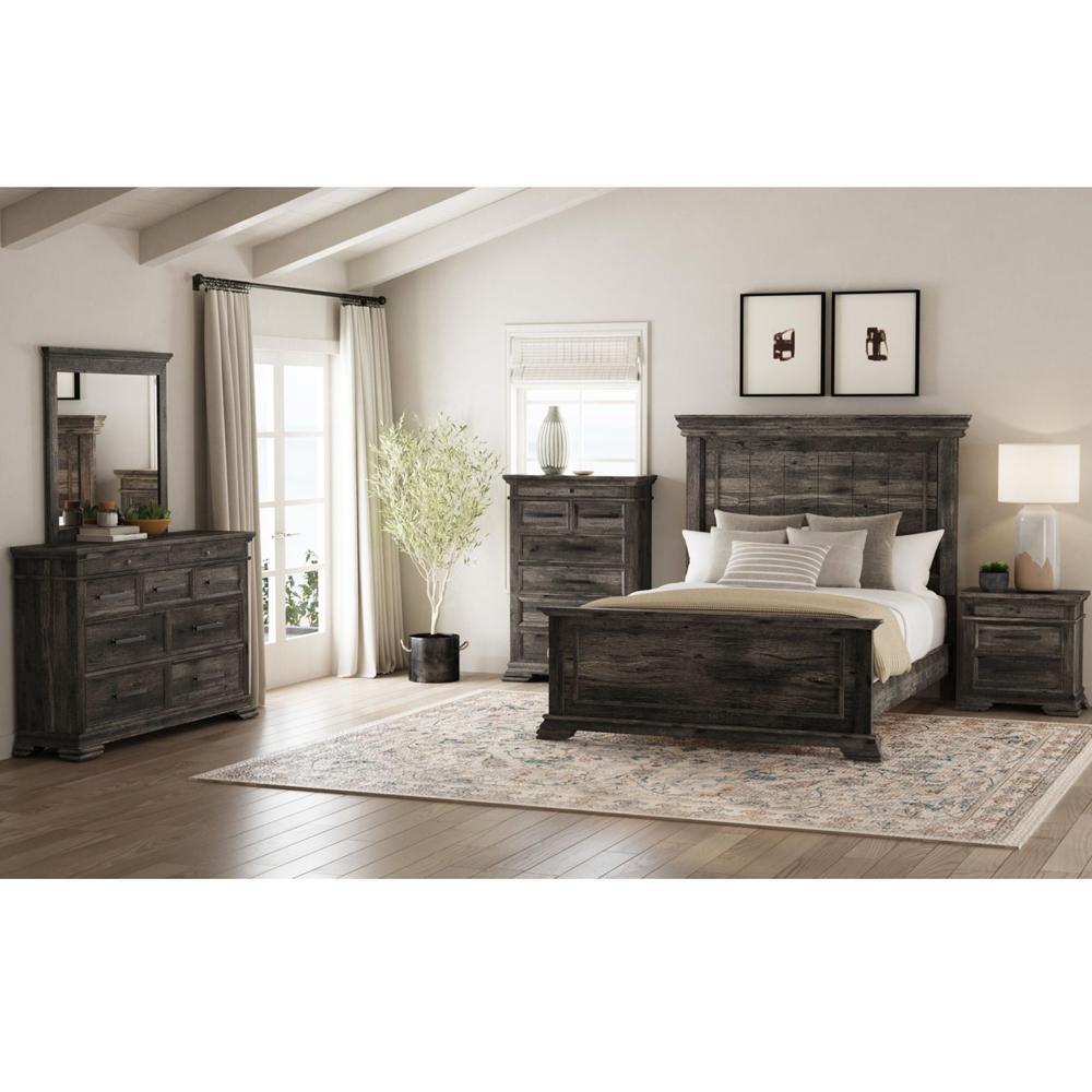Picket House Furnishings - Hyde Queen Panel 5PC Bedroom Set in Charcoal - B-13130-8-QB-5PC veiw 1