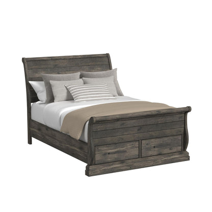 Picket House Furnishings - Hyde Queen Sleigh Storage 3PC Bedroom Set in Charcoal - B-13130-8-QSLB-NS2 view 4
