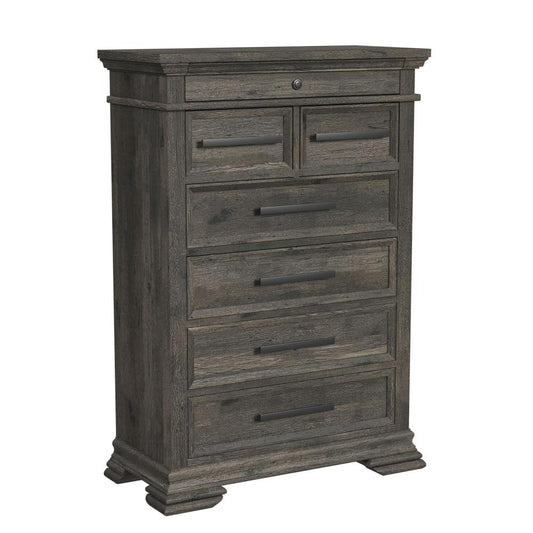 Picket House Furnishings - Hyde Queen Sleigh Storage 3PC Bedroom Set in Charcoal - B-13130-8-QSLB-3PC veiw 2
