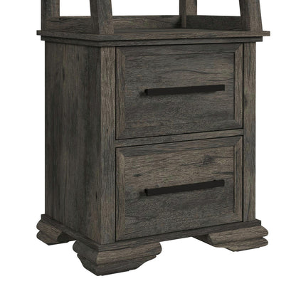 Picket House Furnishings - Hyde Side Piers in Charcoal - LA-13130-5-SP view 6