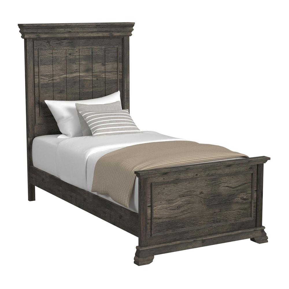 Picket House Furnishings - Hyde Twin Panel Bed in Charcoal - B-13130-8-TB veiw 1
