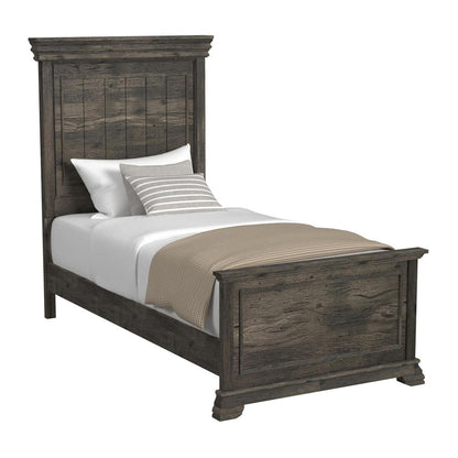 Picket House Furnishings - Hyde Twin Panel Bed in Charcoal - B-13130-8-TB veiw 1