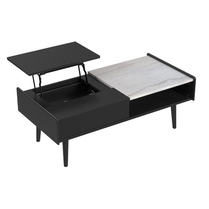 Picket House Furnishings -  Indina 2PC Occasional Table in Black-Coffee Table & End Table - T-19150-8-2PC view 3
