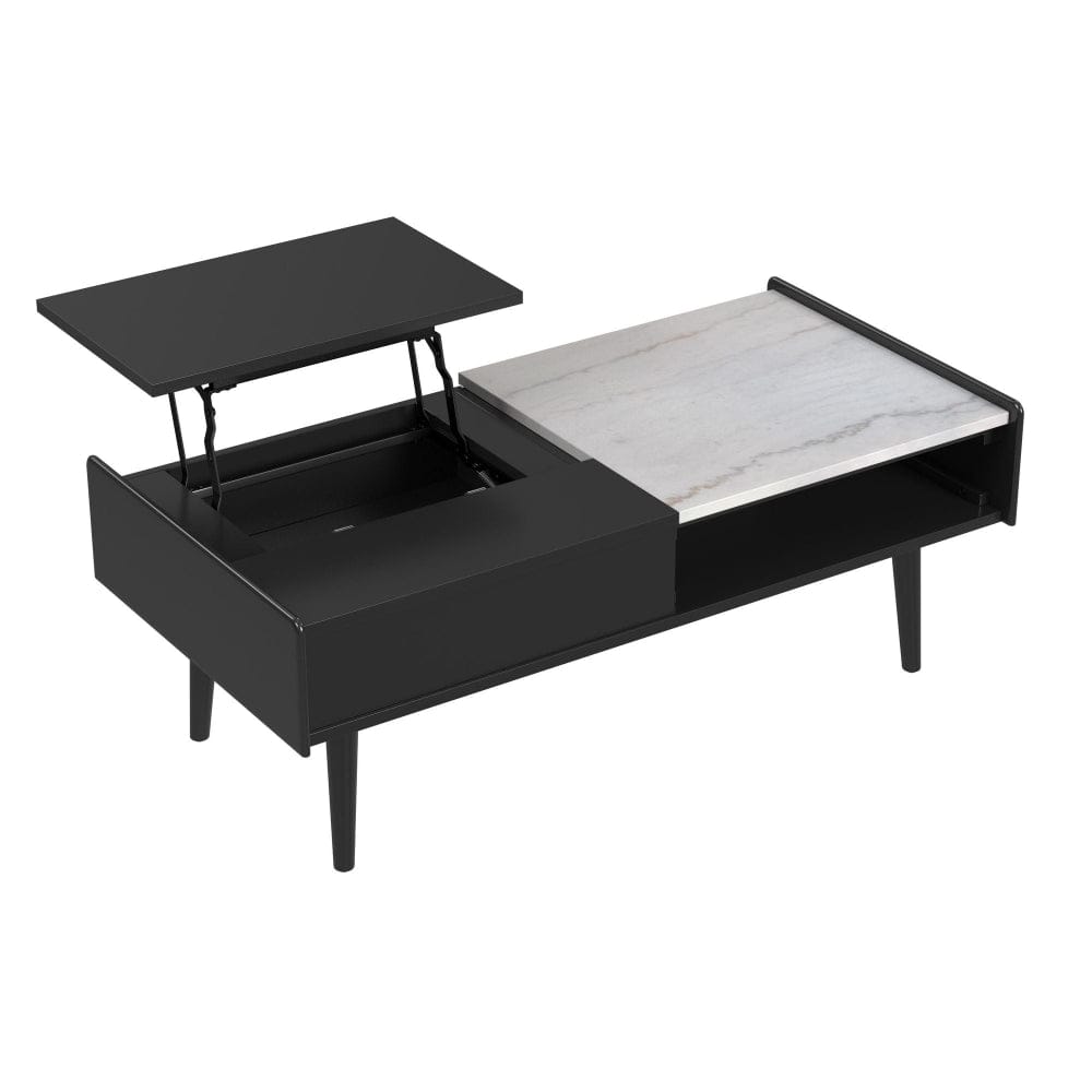 Picket House Furnishings -  Indina 3PC Occasional Table in Black-Coffee Table & Two End Tables - T-19150-8-3PC view 3