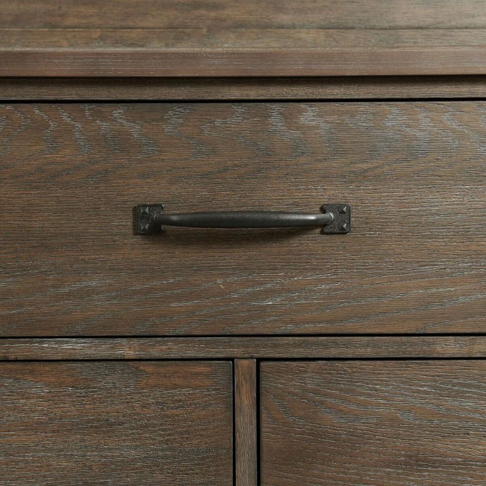 Picket House Furnishings - Jack 2-Drawer Nightstand with USB Ports in Walnut - SC300NS veiw 7
