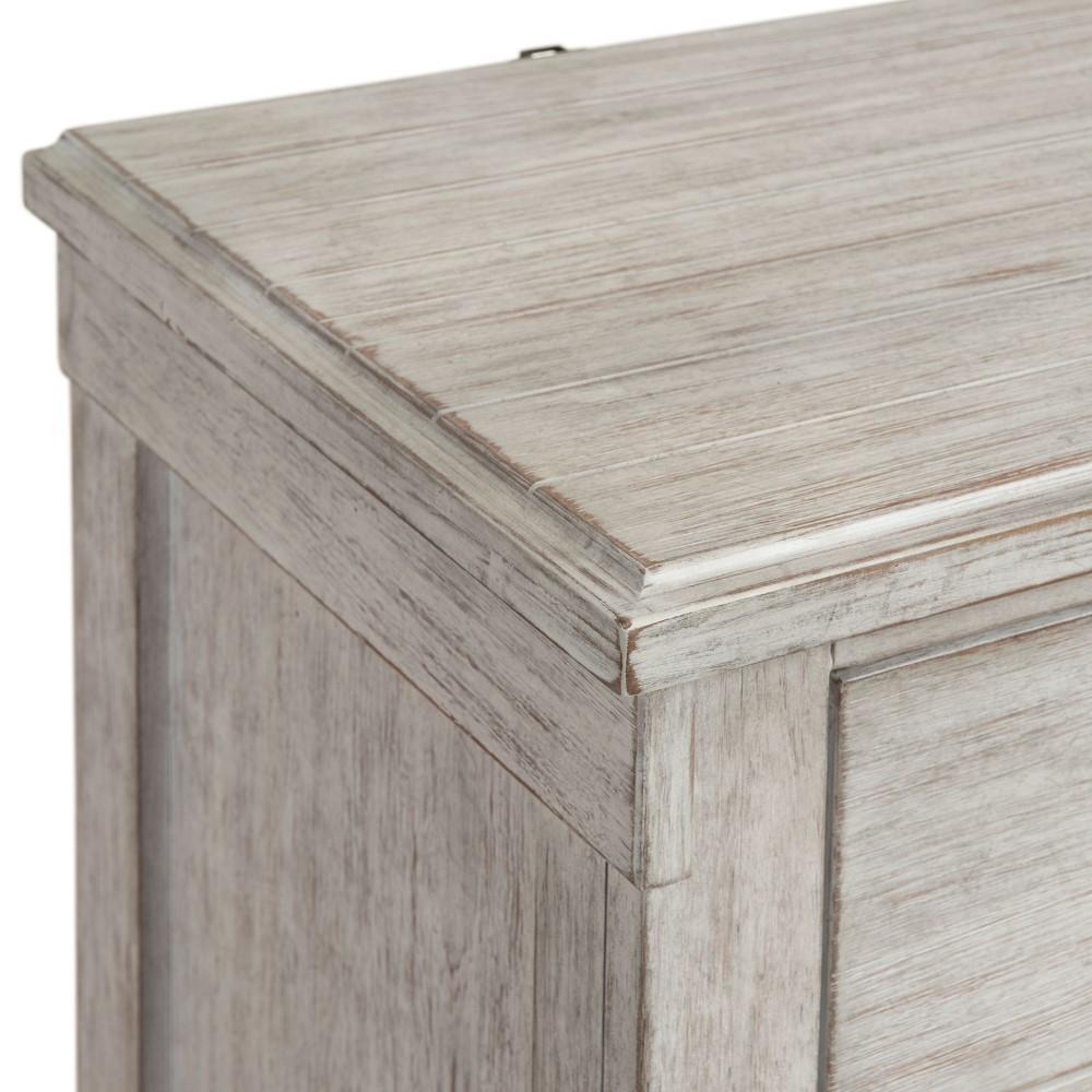 Picket House Furnishings - Jack 2-Drawer Nightstand with USB Ports in White - SC600NS veiw 3