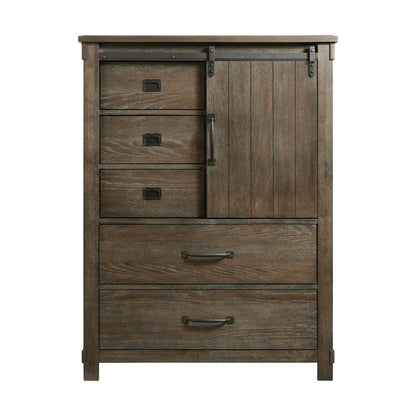 Picket House Furnishings - Jack 5-Drawer Gentlemens Chest in Walnut - SC300CH veiw 2