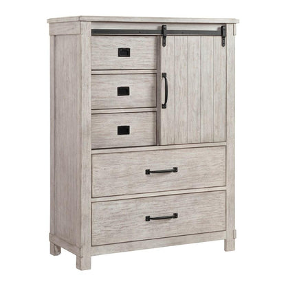 Picket House Furnishings - Jack 5-Drawer Gentlemens Chest in White - SC600CH veiw 1