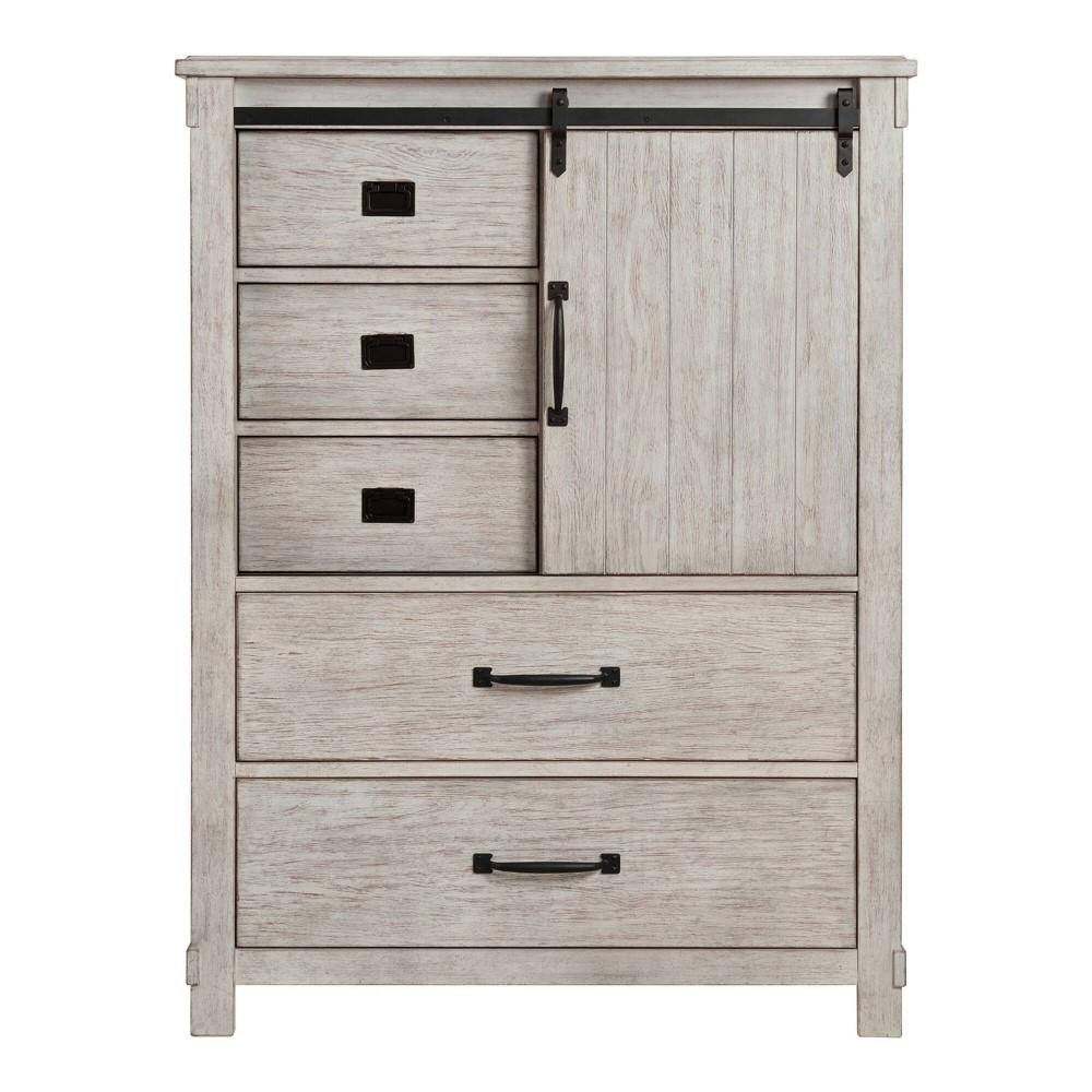 Picket House Furnishings - Jack 5-Drawer Gentlemens Chest in White - SC600CH veiw 2