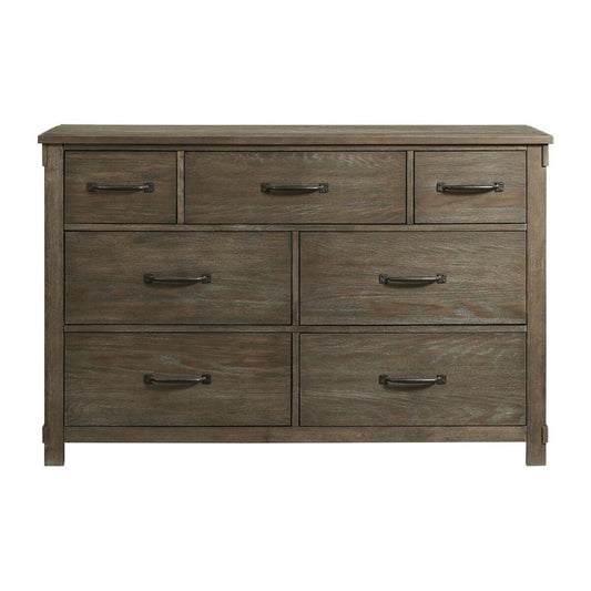 Picket House Furnishings - Jack 7-Drawer Dresser in Walnut - SC300DR veiw 2
