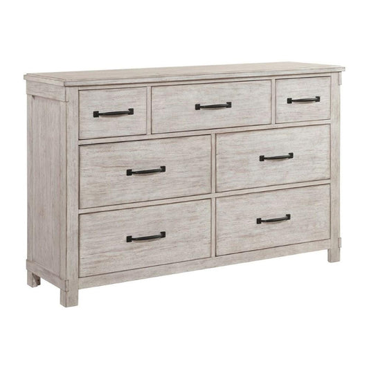 Picket House Furnishings - Jack 7-Drawer Dresser in White - SC600DR veiw 1