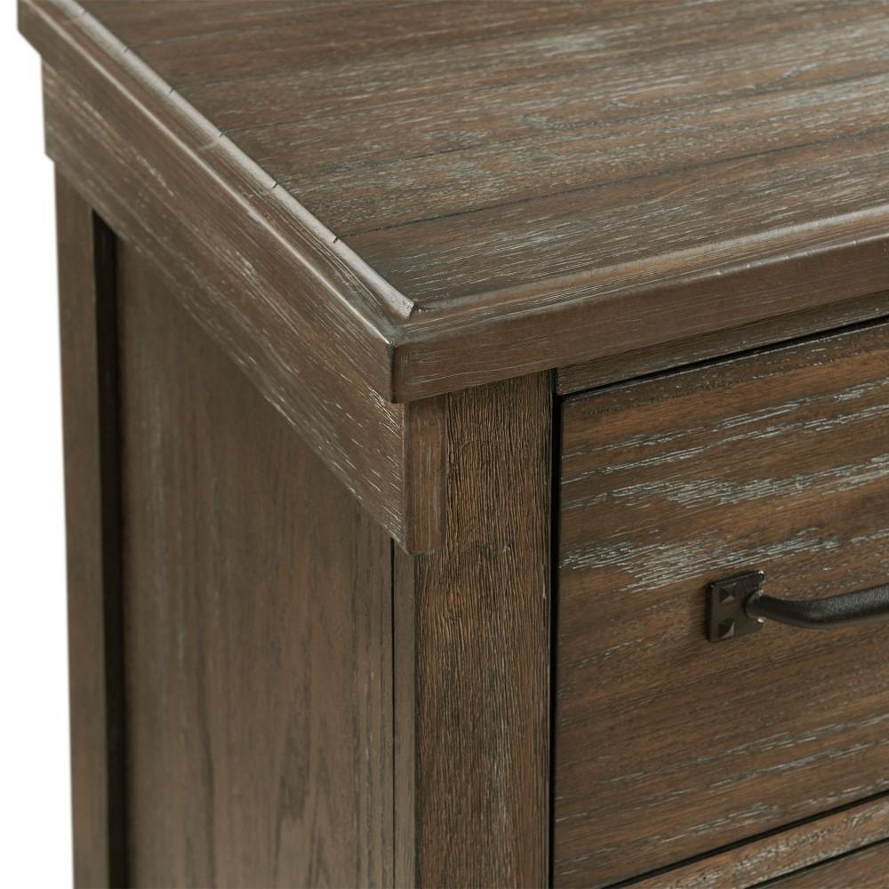 Picket House Furnishings - Jack 7-Drawer Dresser with Mirror Set in Walnut - SC300DRMR veiw 5