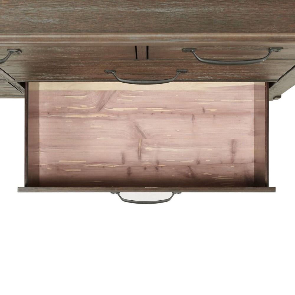 Picket House Furnishings - Jack 7-Drawer Dresser with Mirror Set in Walnut - SC300DRMR veiw 7