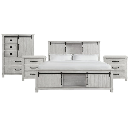 Picket House Furnishings - Jack King Platform Storage 4PC Bedroom Set - SC670KBNSCH view 1