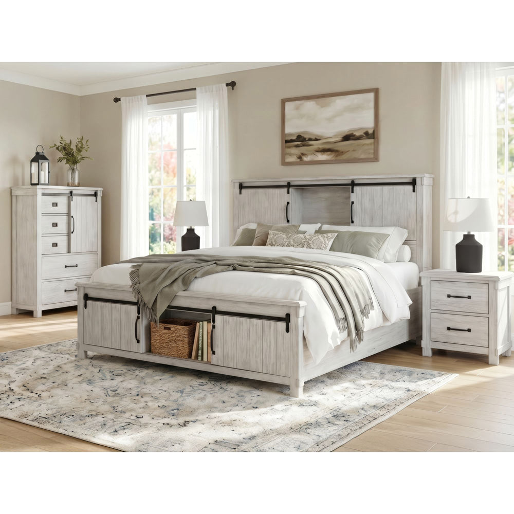 Picket House Furnishings - Jack King Platform Storage 4PC Bedroom Set - SC670KBNSCH view 3