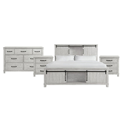 Picket House Furnishings - Jack King Platform Storage 4PC Bedroom Set - SC670KBNSDR view 1