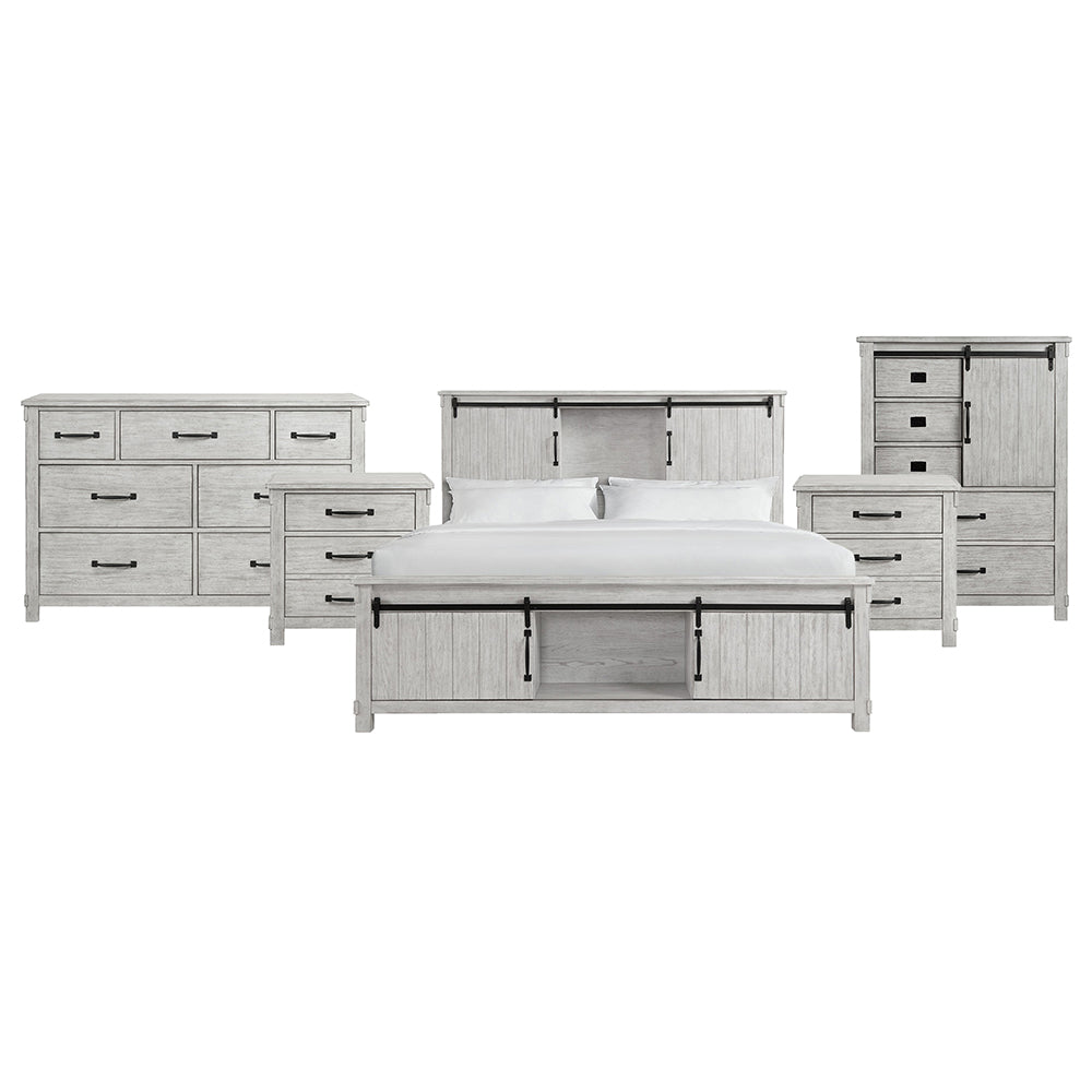 Picket House Furnishings - Jack King Platform Storage 5PC Bedroom Set - SC670KBNSDRC view 1