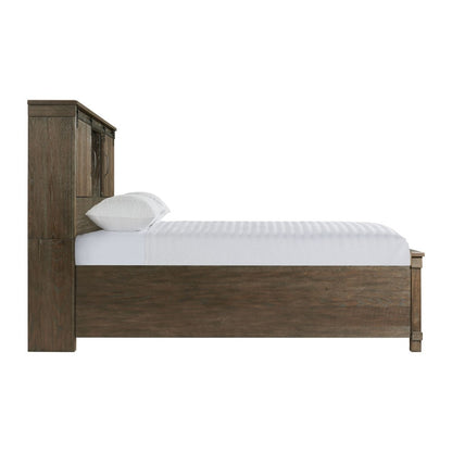Picket House Furnishings - Jack King Platform Storage Bed in Walnut - SC370KB veiw 3