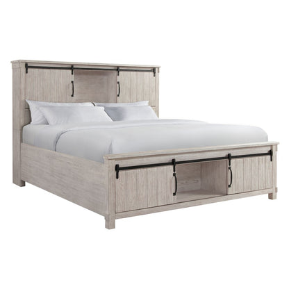Picket House Furnishings - Jack King Platform Storage Bed in White - SC670KB veiw 1