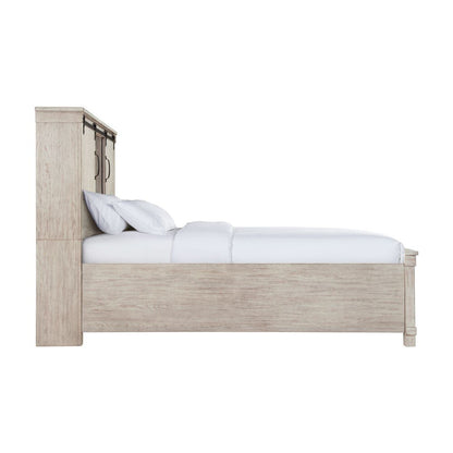Picket House Furnishings - Jack King Platform Storage Bed in White - SC670KB veiw 3
