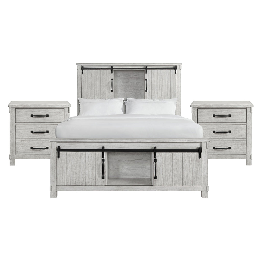 Picket House Furnishings - Jack Queen Platform Storage 3PC Bedroom Set - SC670QBNS2 view 1