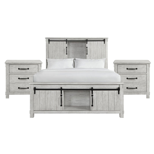 Picket House Furnishings - Jack Queen Platform Storage 3PC Bedroom Set - SC670QBNS2 view 1