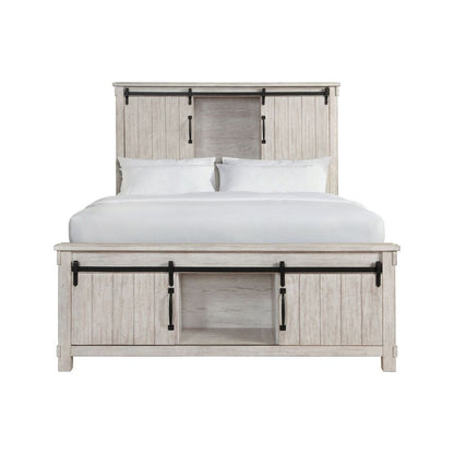 Picket House Furnishings - Jack Queen Platform Storage 4PC Bedroom Set in White - SC670QB4PC veiw 2