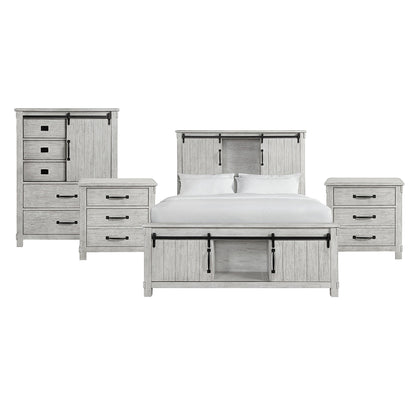 Picket House Furnishings - Jack Queen Platform Storage 4PC Bedroom Set - SC670QBNSCH view 1