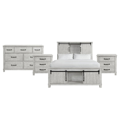Picket House Furnishings - Jack Queen Platform Storage 4PC Bedroom Set - SC670QBNSDR view 1
