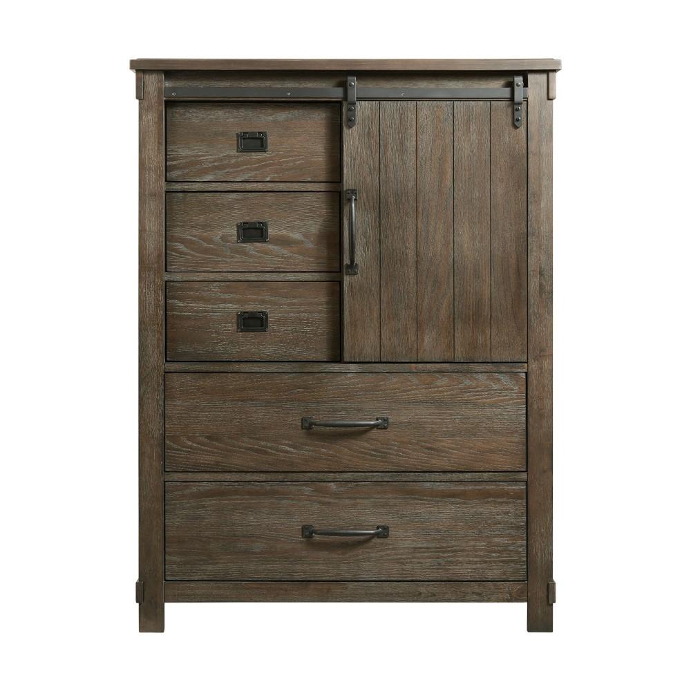 Picket House Furnishings - Jack Queen Platform Storage 5PC Bedroom Set in Walnut - SC370QB5PC veiw 9