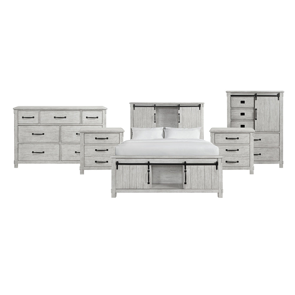 Picket House Furnishings - Jack Queen Platform Storage 5PC Bedroom Set - SC670QBNSDRC view 1