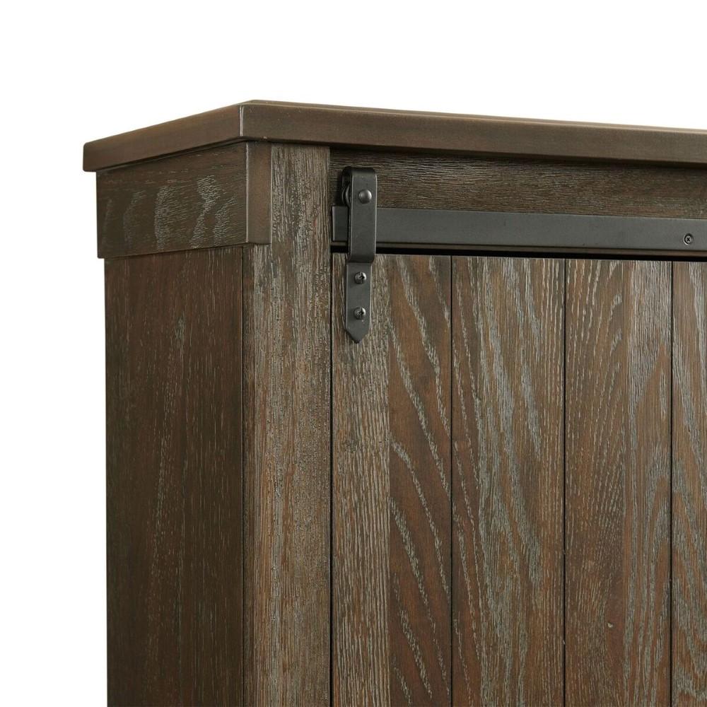 Picket House Furnishings - Jack Queen Platform Storage Bed in Walnut - SC370QB veiw 5