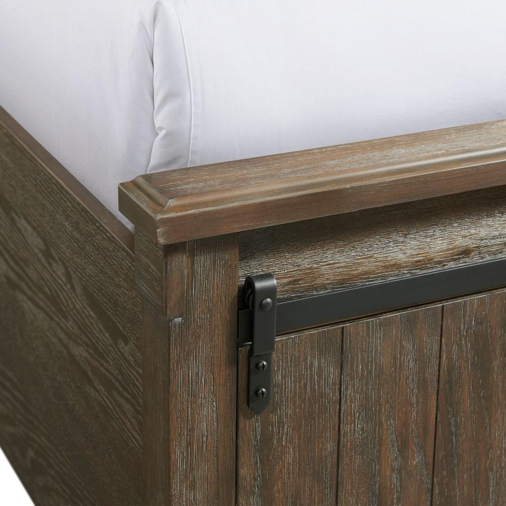 Picket House Furnishings - Jack Queen Platform Storage Bed in Walnut - SC370QB veiw 6