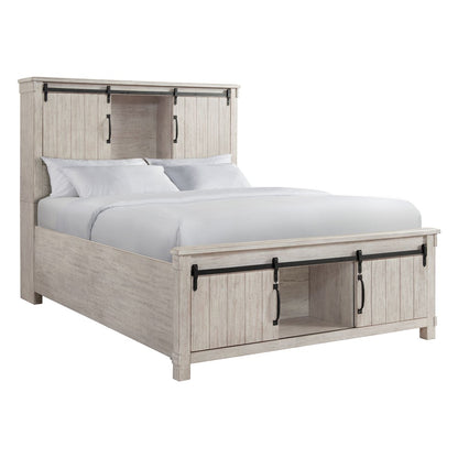 Picket House Furnishings - Jack Queen Platform Storage Bed in White - SC670QB veiw 1