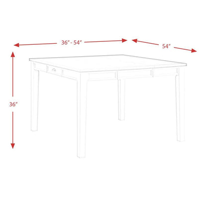 Picket House Furnishings - Jamison 6PC Counter Height Dining Set-Table, Four Chairs & Storage Bench - DKY300C6PC veiw 8