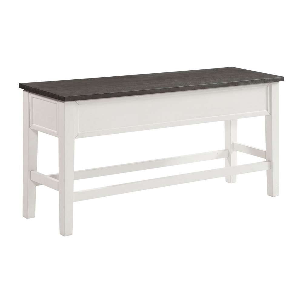 Picket House Furnishings - Jamison Storage Counter Dining Bench in Gray - DKY350CSBN veiw 3